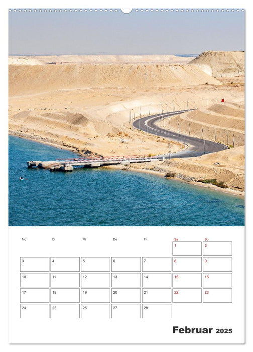 Suezkanal - Urlaubsplaner (CALVENDO Premium Wandkalender 2025)