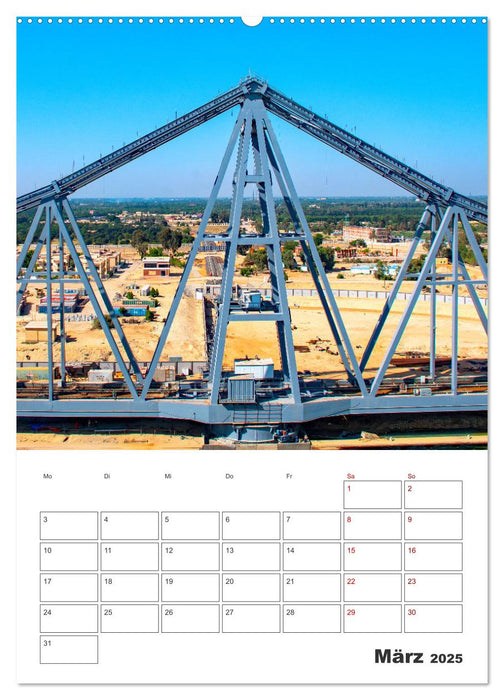 Suezkanal - Urlaubsplaner (CALVENDO Premium Wandkalender 2025)