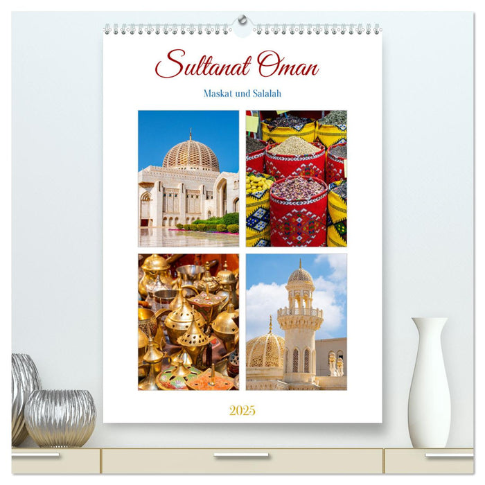 Sultanat Oman - Maskat und Salalah (CALVENDO Premium Wandkalender 2025)