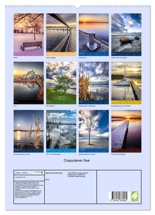 Cospudener See (CALVENDO Premium Wandkalender 2025)