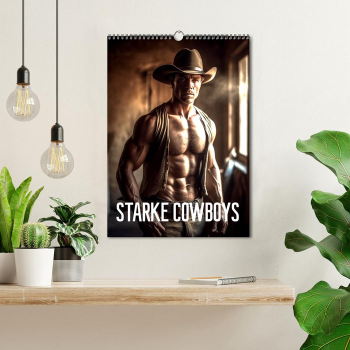 Starke Cowboys (CALVENDO Wandkalender 2025)
