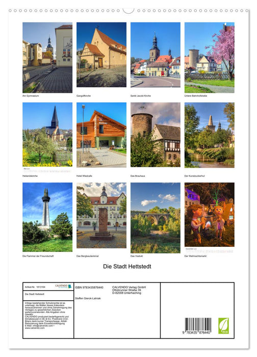 Die Stadt Hettstedt (CALVENDO Premium Wandkalender 2025)