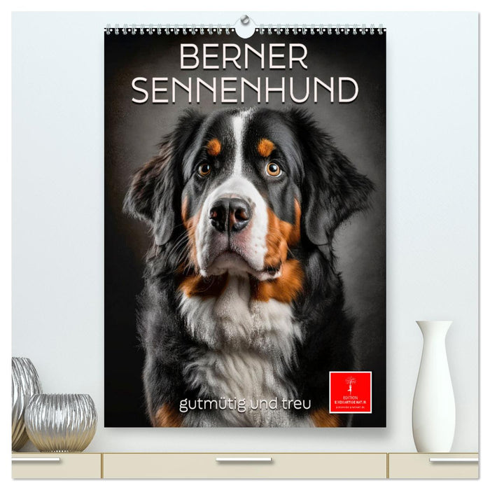 Berner Sennenhund - gutmütig und treu (CALVENDO Premium Wandkalender 2025)