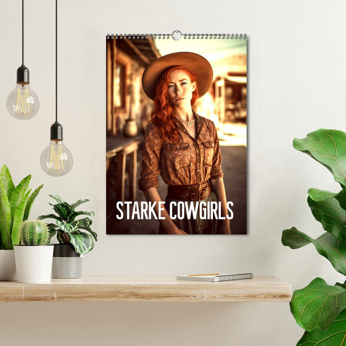 Starke Cowgirls (CALVENDO Wandkalender 2025)