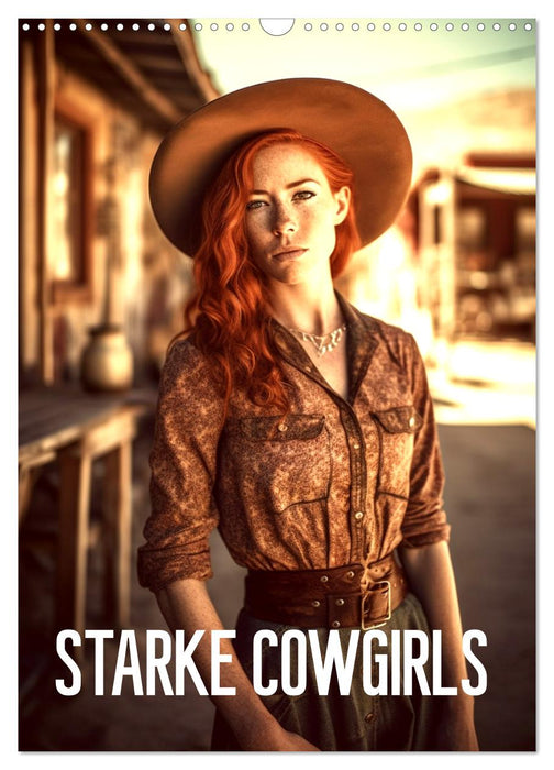 Starke Cowgirls (CALVENDO Wandkalender 2025)