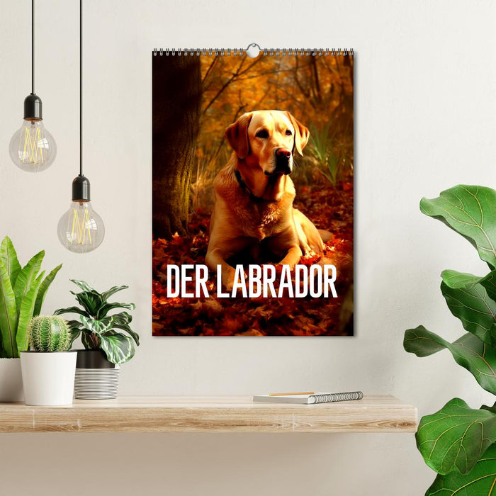 Der Labrador (CALVENDO Wandkalender 2025)