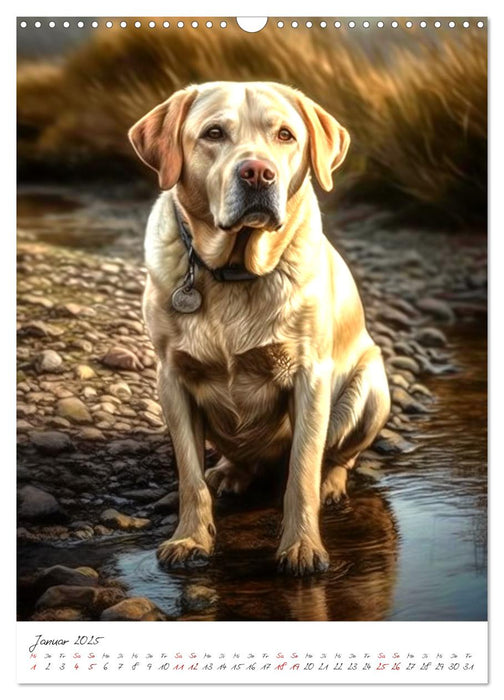 Der Labrador (CALVENDO Wandkalender 2025)