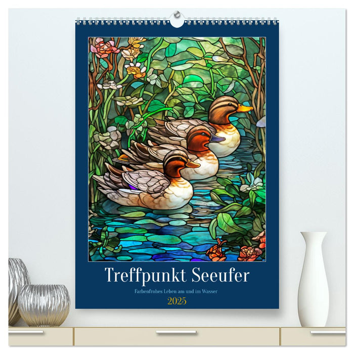 Treffpunkt Seeufer (CALVENDO Premium Wandkalender 2025)