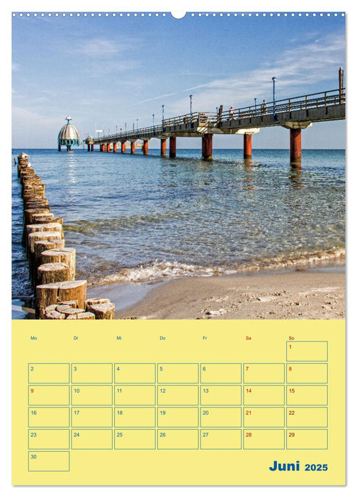 Sehnsuchtsort Fischland-Darß-Zingst (CALVENDO Premium Wandkalender 2025)