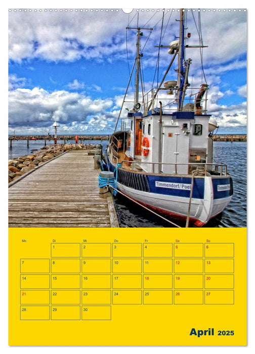 Sehnsuchtsort Ostseeinsel Poel (CALVENDO Premium Wandkalender 2025)