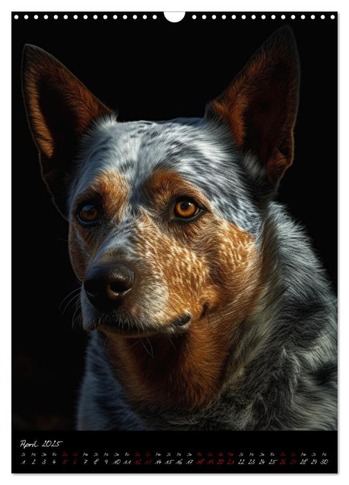 Australian Cattle Dogs (CALVENDO Wandkalender 2025)