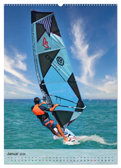 Windsurfen - Fun pur (CALVENDO Premium Wandkalender 2025)