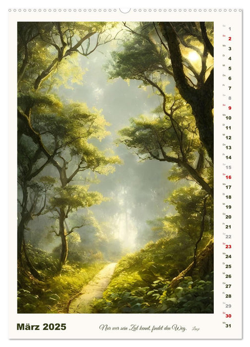 Wege der Fantasie (CALVENDO Wandkalender 2025)