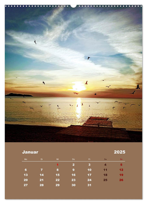 Entdecke die Schönheit der griechischen Insel Lesvos (CALVENDO Wandkalender 2025)