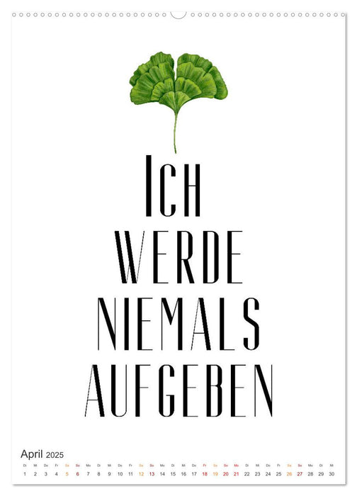 Motivation (CALVENDO Premium Wandkalender 2025)