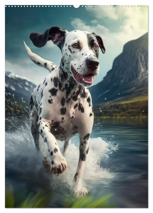 Hunde mit Temperament (CALVENDO Premium Wandkalender 2025)