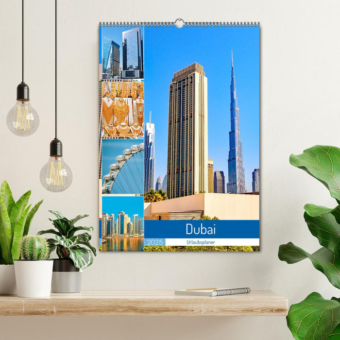 Dubai - Urlaubsplaner (CALVENDO Wandkalender 2025)