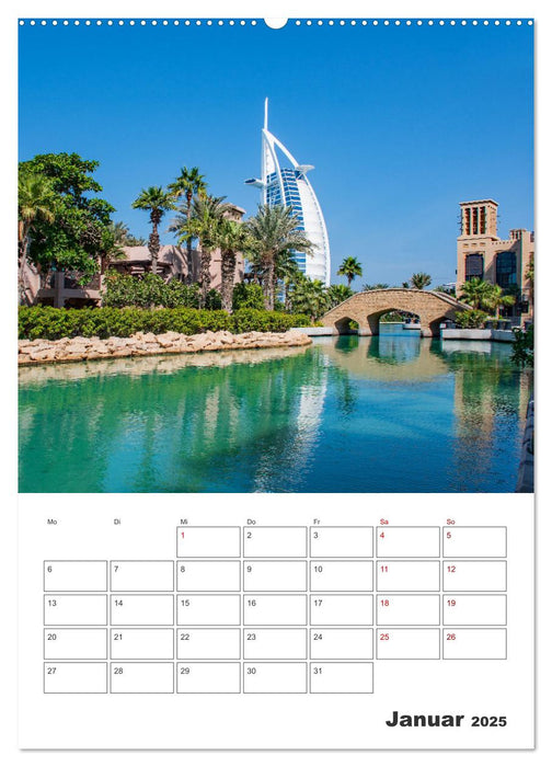 Dubai - Urlaubsplaner (CALVENDO Wandkalender 2025)