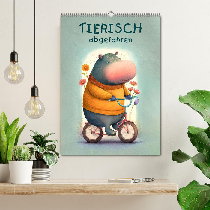 Tierisch abgefahren (CALVENDO Wandkalender 2025)