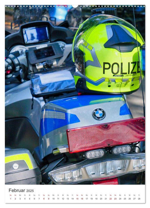 Tag der Polizei (CALVENDO Wandkalender 2025)