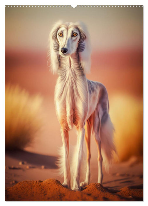 Persischer Windhund (CALVENDO Wandkalender 2025)