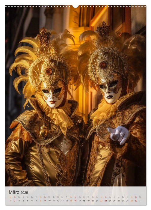 Karneval in Venedig (CALVENDO Wandkalender 2025)