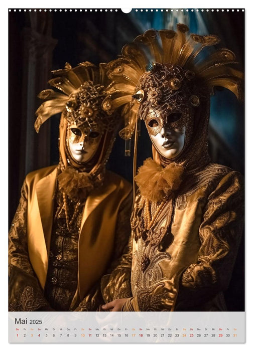 Karneval in Venedig (CALVENDO Wandkalender 2025)