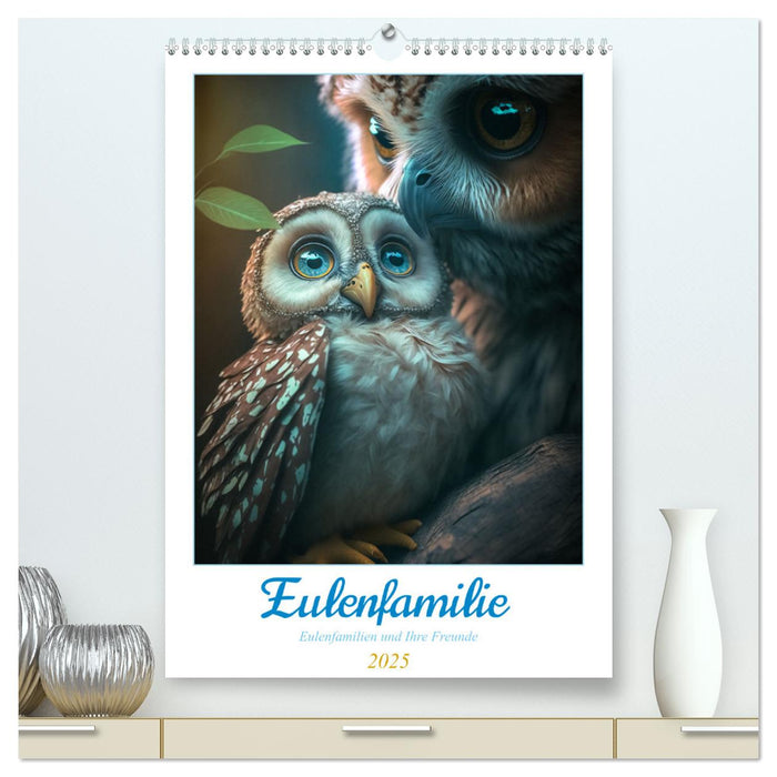 Eulenfamilie (CALVENDO Premium Wandkalender 2025)