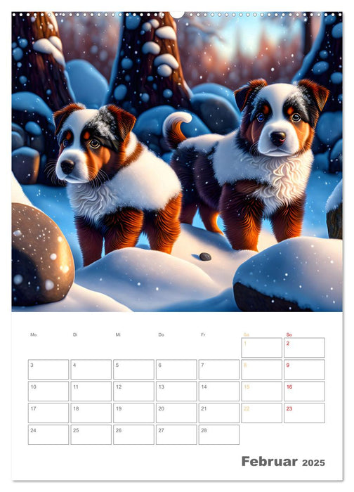 Liebenswerte Hunde und Katzen (CALVENDO Premium Wandkalender 2025)
