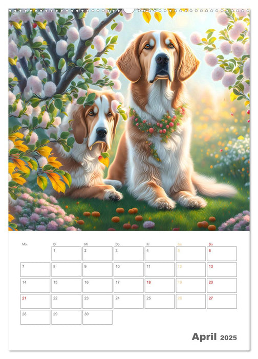 Liebenswerte Hunde und Katzen (CALVENDO Premium Wandkalender 2025)