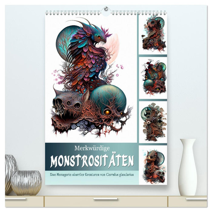 Merkwürdige Monstrositäten (CALVENDO Premium Wandkalender 2025)