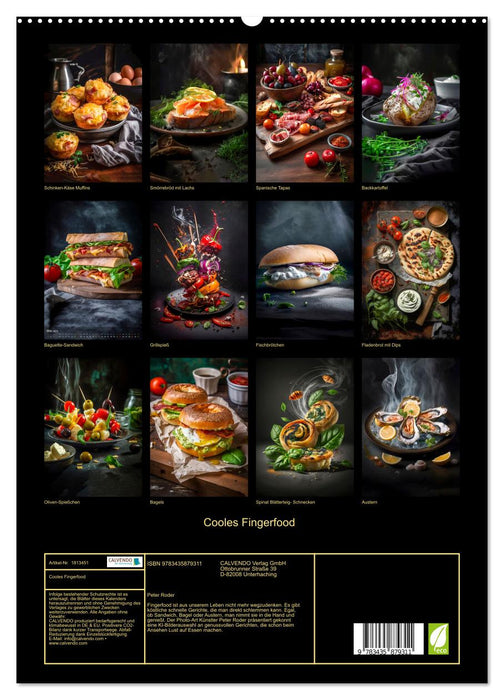 Cooles Fingerfood (CALVENDO Premium Wandkalender 2025)