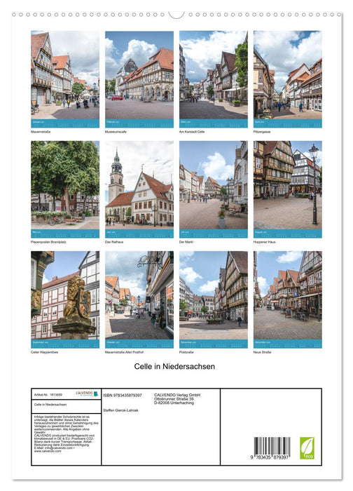 Celle in Niedersachsen (CALVENDO Premium Wandkalender 2025)