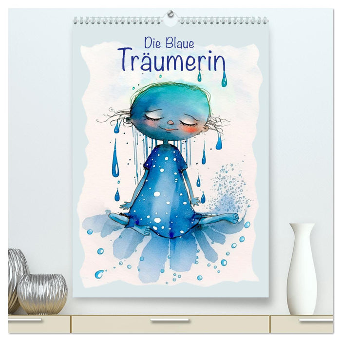 Die Blaue Träumerin (CALVENDO Premium Wandkalender 2025)