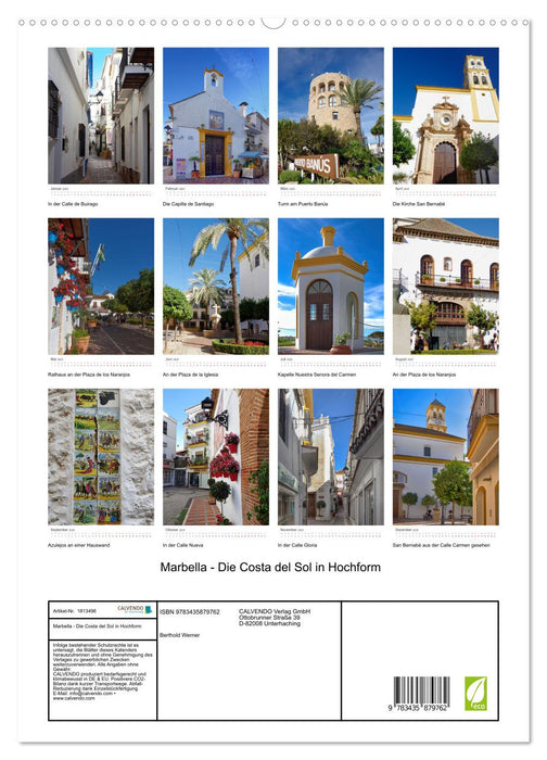 Marbella - Die Costa del Sol in Hochform (CALVENDO Premium Wandkalender 2025)