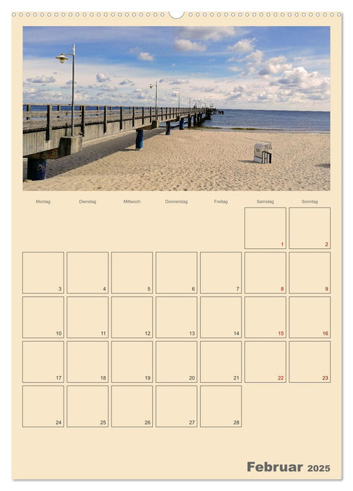 Usedom Ostsee - Terminplaner (CALVENDO Premium Wandkalender 2025)