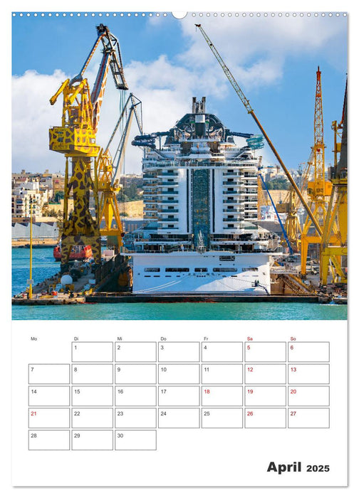 Valletta - Küstenstadt mit Charme (CALVENDO Wandkalender 2025)