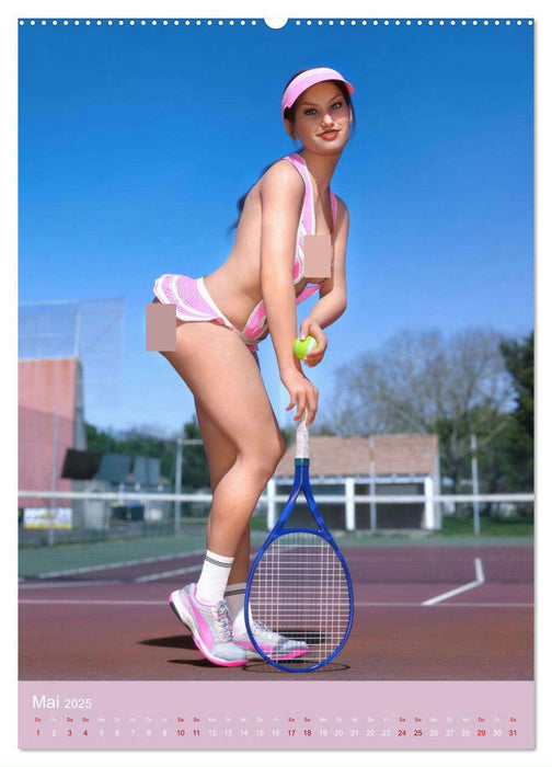 Pin Up Sport (CALVENDO Premium Wandkalender 2025)