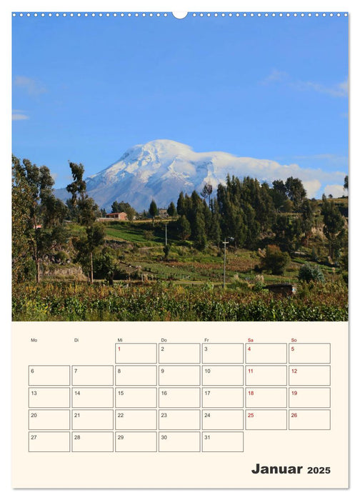 Ecuador - Terminplaner (CALVENDO Premium Wandkalender 2025)