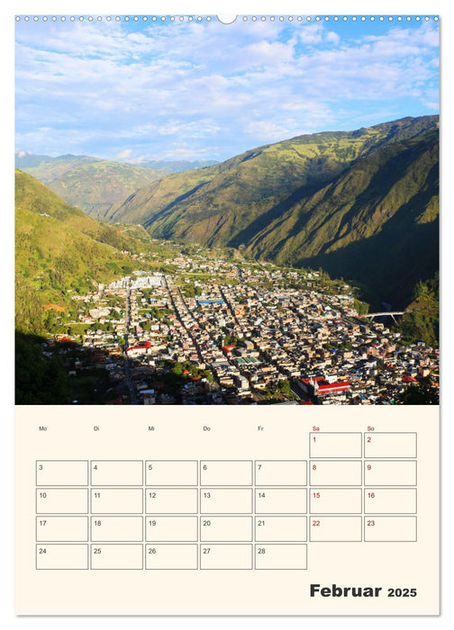 Ecuador - Terminplaner (CALVENDO Premium Wandkalender 2025)