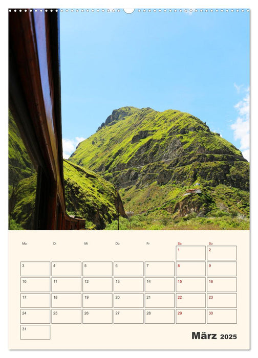 Ecuador - Terminplaner (CALVENDO Premium Wandkalender 2025)