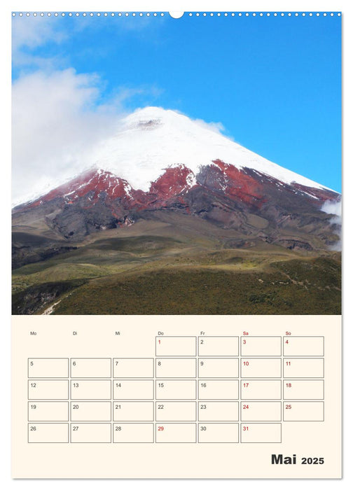 Ecuador - Terminplaner (CALVENDO Premium Wandkalender 2025)