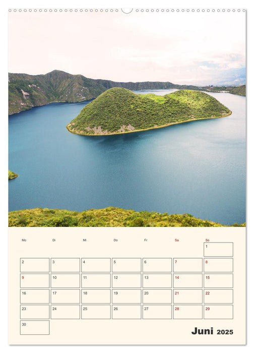 Ecuador - Terminplaner (CALVENDO Premium Wandkalender 2025)