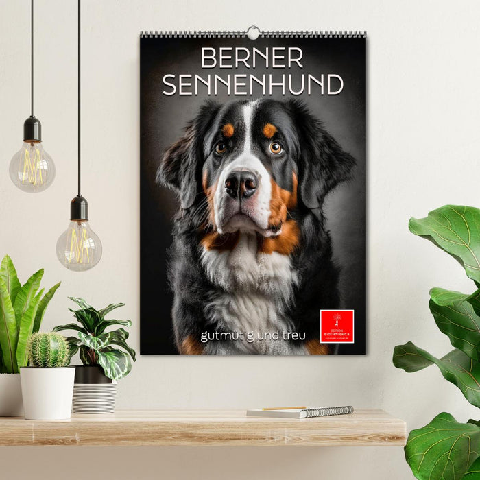 Berner Sennenhund - gutmütig und treu (CALVENDO Wandkalender 2025)