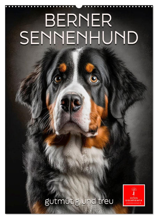 Berner Sennenhund - gutmütig und treu (CALVENDO Wandkalender 2025)