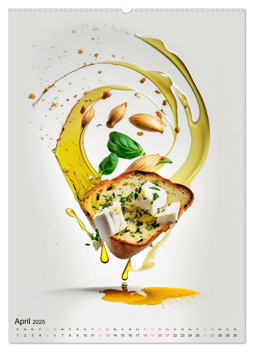 Olivenöl lecker und gesund (CALVENDO Wandkalender 2025)