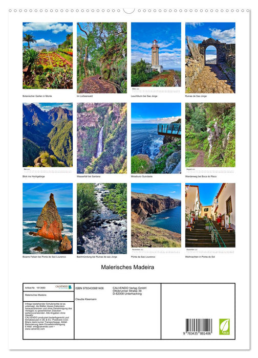 Malerisches Madeira (CALVENDO Premium Wandkalender 2025)