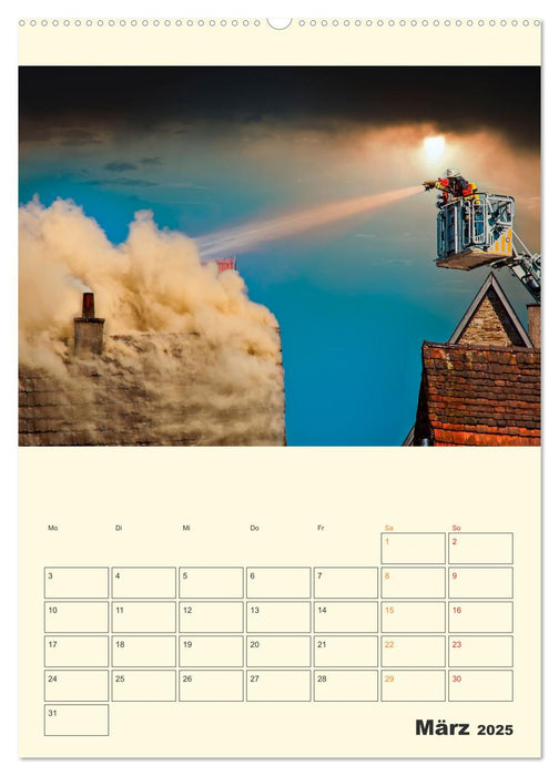 Feuerwehr - der Kalender (CALVENDO Premium Wandkalender 2025)