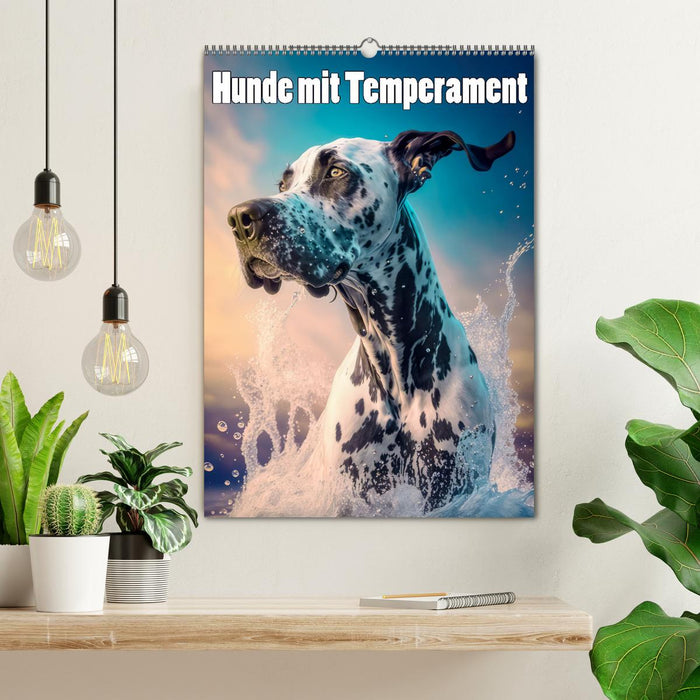 Hunde mit Temperament (CALVENDO Wandkalender 2025)