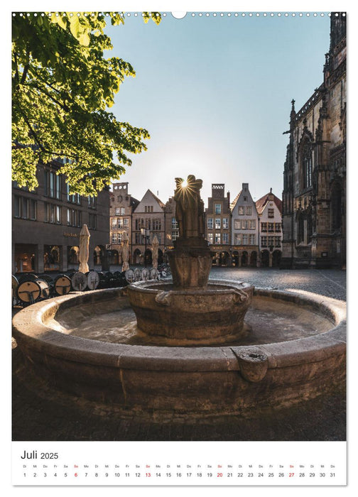 Münster - stimmungsvoll und harmonisch (CALVENDO Premium Wandkalender 2025)